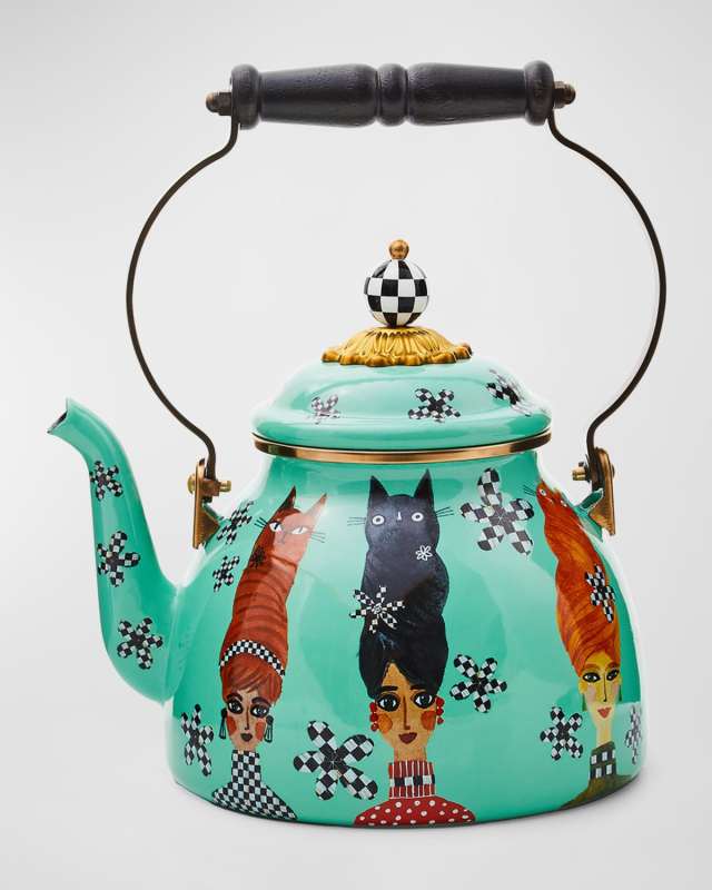 Cat Lady 2-Quart Tea Kettle